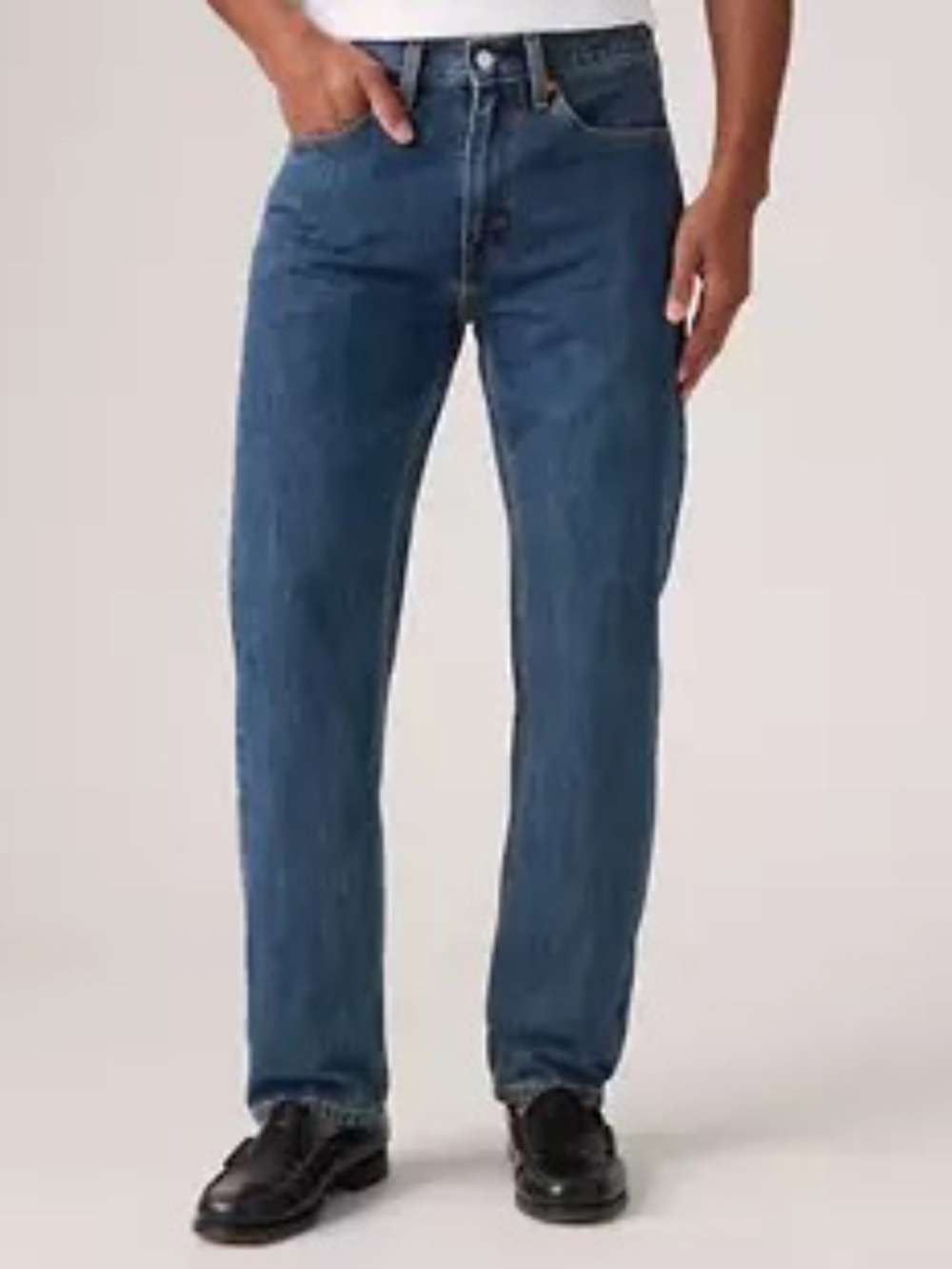 Men’s Levi’s Red Tab 505 Jeans in Classic Denim Rinse 36/32
